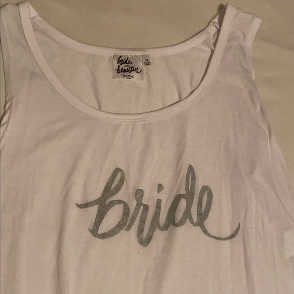 Size 3X (runs small) Bride Tank